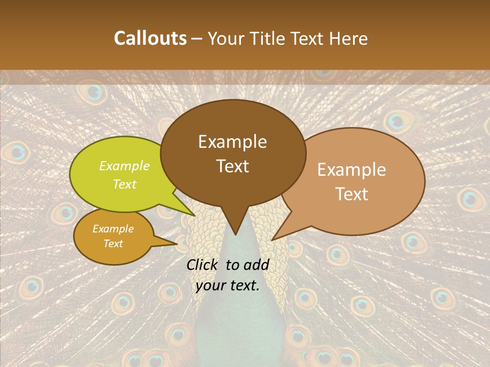 Texture Stunning Attraction PowerPoint Template