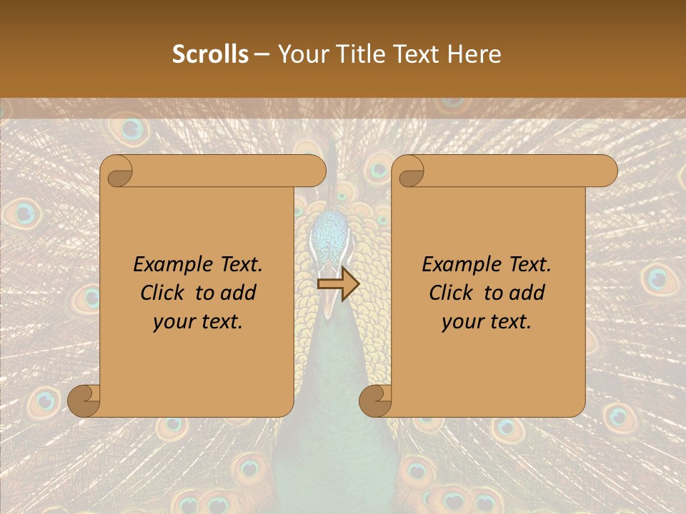 Texture Stunning Attraction PowerPoint Template