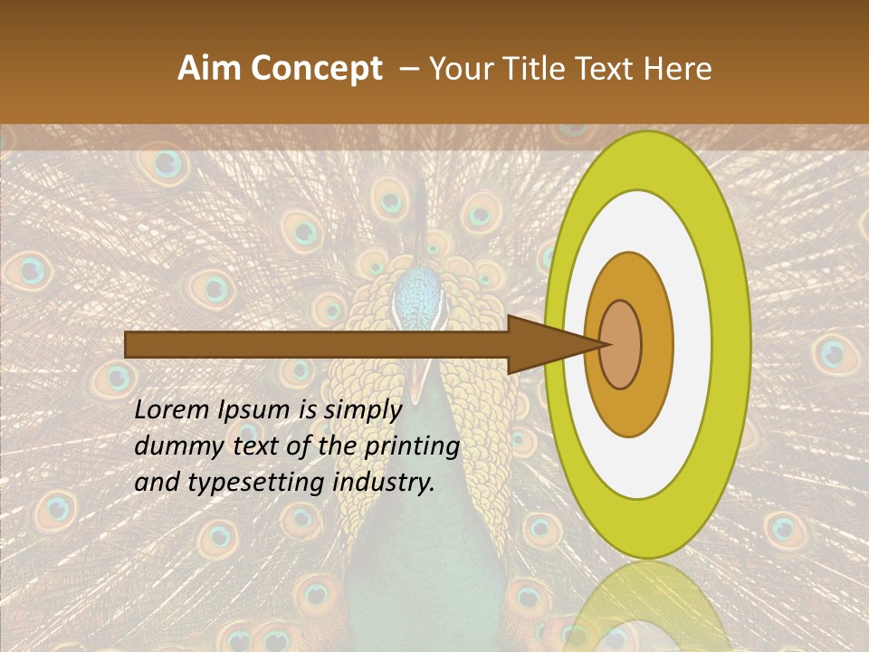 Texture Stunning Attraction PowerPoint Template
