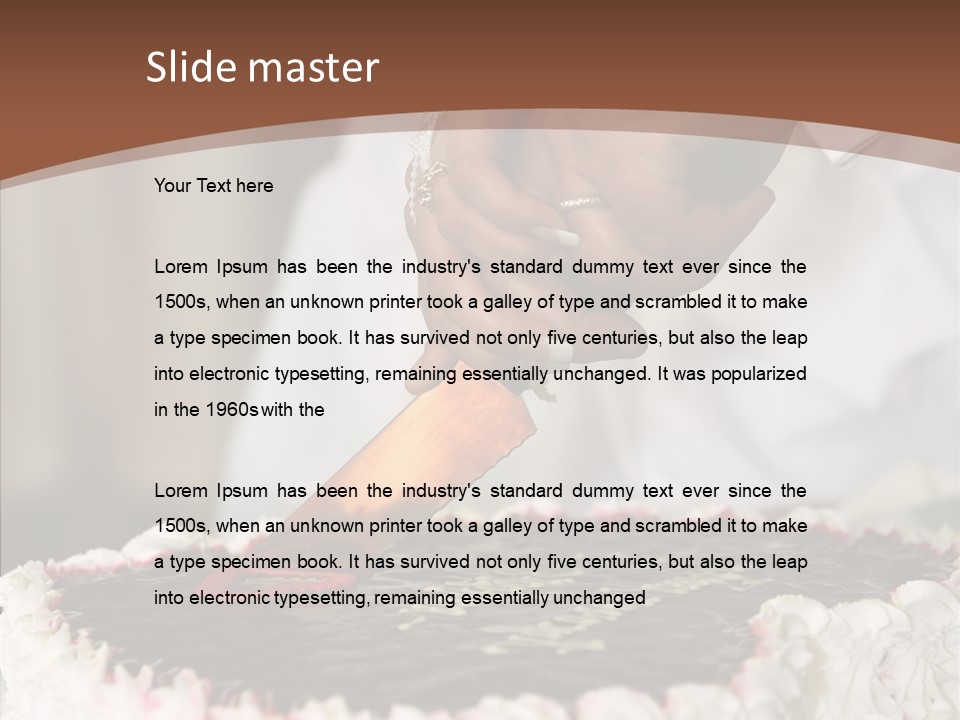 Elegance Pie Celebration PowerPoint Template