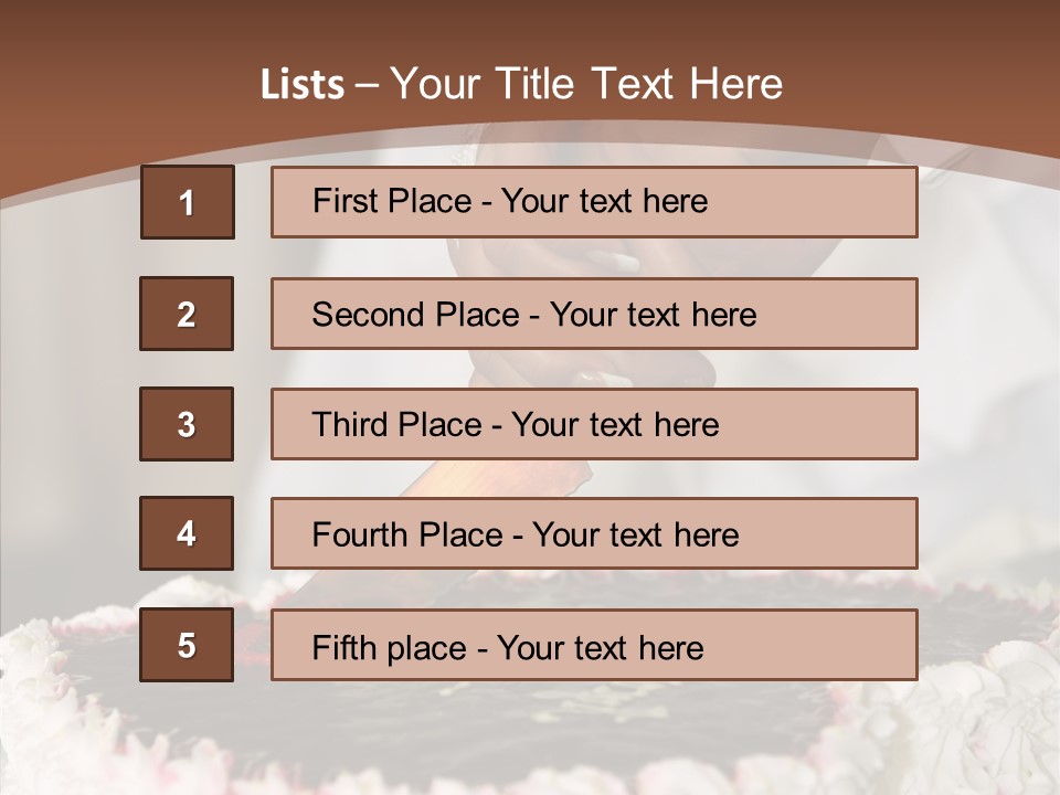 Elegance Pie Celebration PowerPoint Template