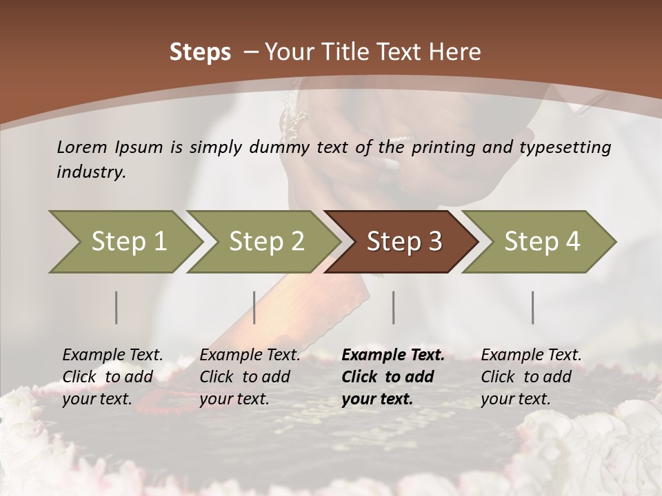 Elegance Pie Celebration PowerPoint Template