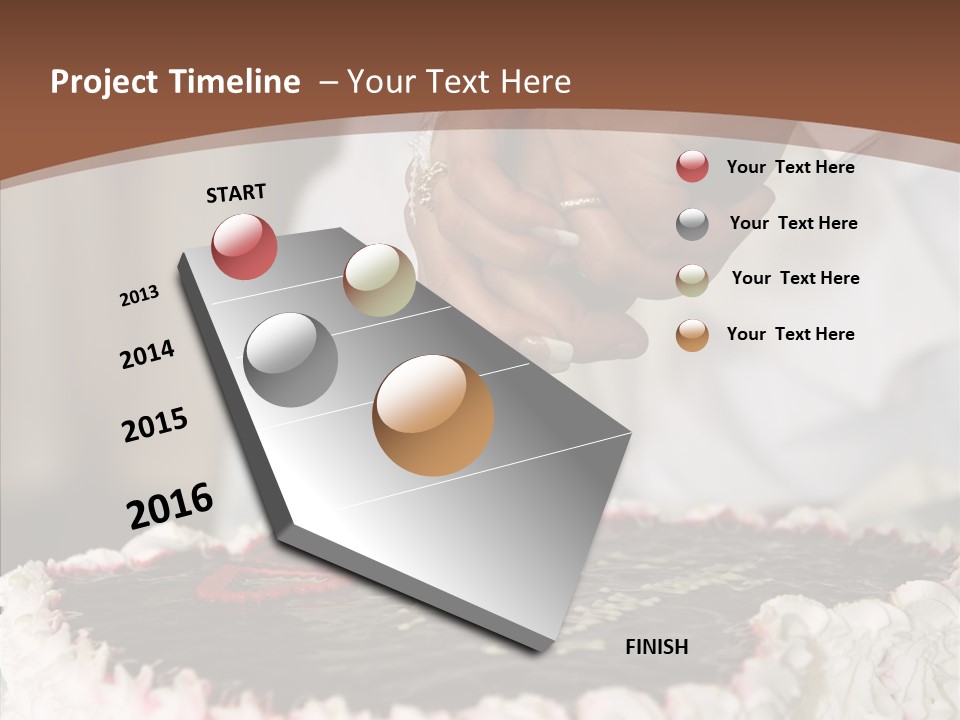 Elegance Pie Celebration PowerPoint Template