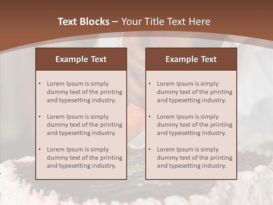 Elegance Pie Celebration PowerPoint Template