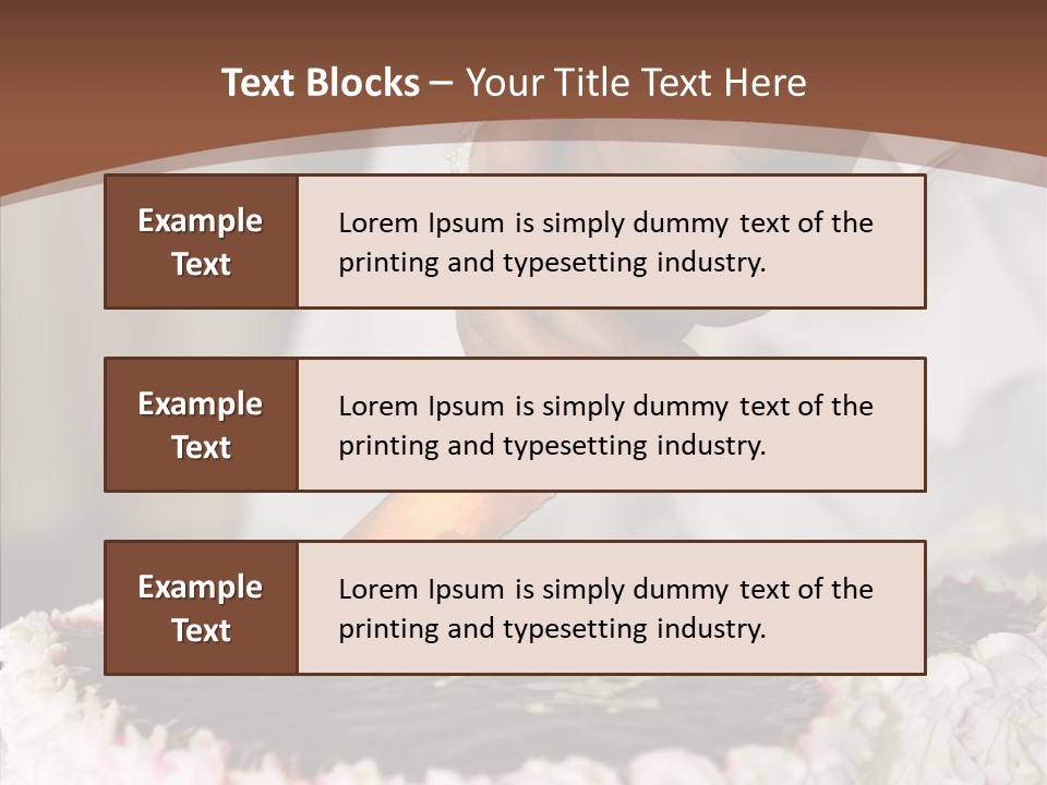 Elegance Pie Celebration PowerPoint Template