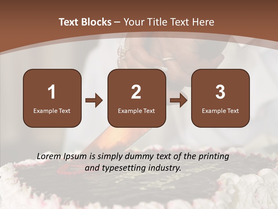 Elegance Pie Celebration PowerPoint Template