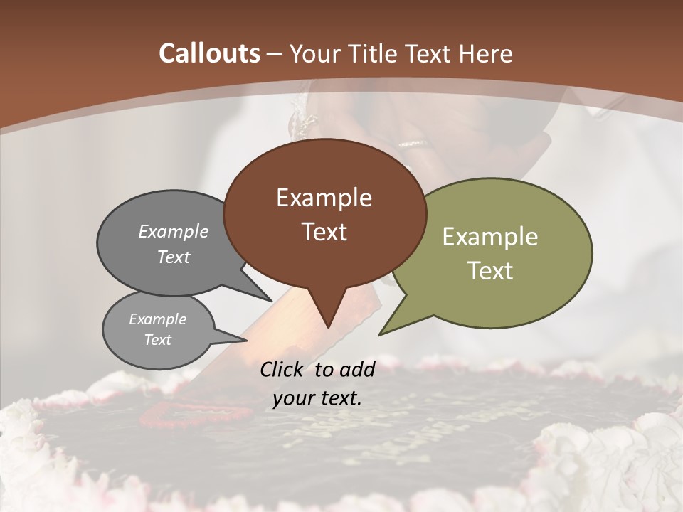 Elegance Pie Celebration PowerPoint Template