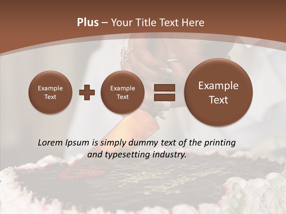 Elegance Pie Celebration PowerPoint Template