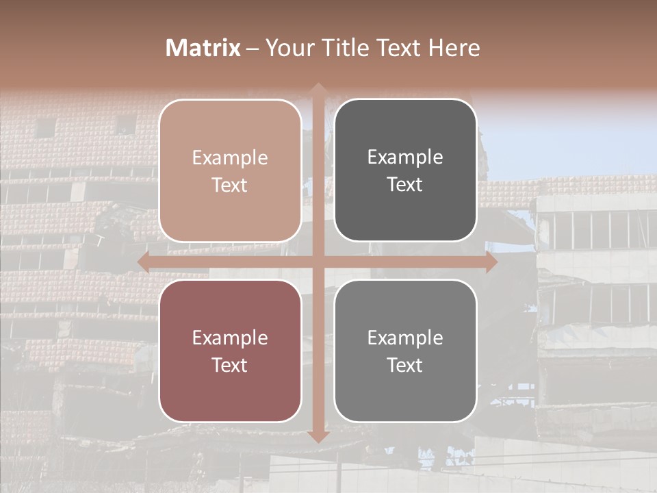 Trash Destruction Ruin PowerPoint Template