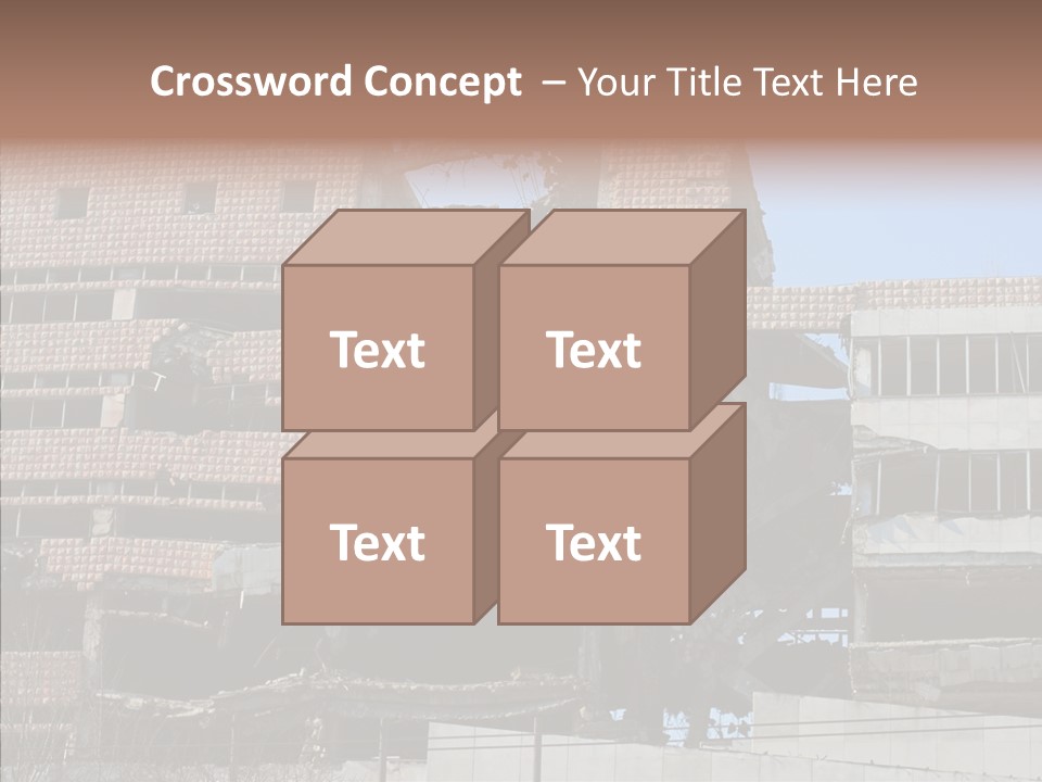 Trash Destruction Ruin PowerPoint Template