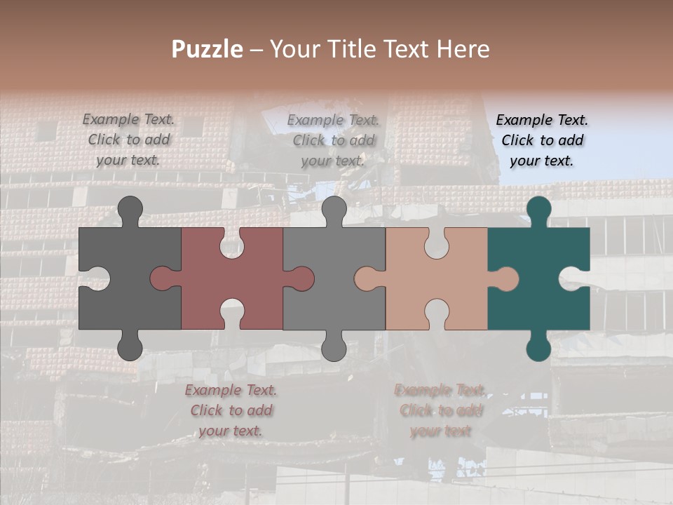 Trash Destruction Ruin PowerPoint Template
