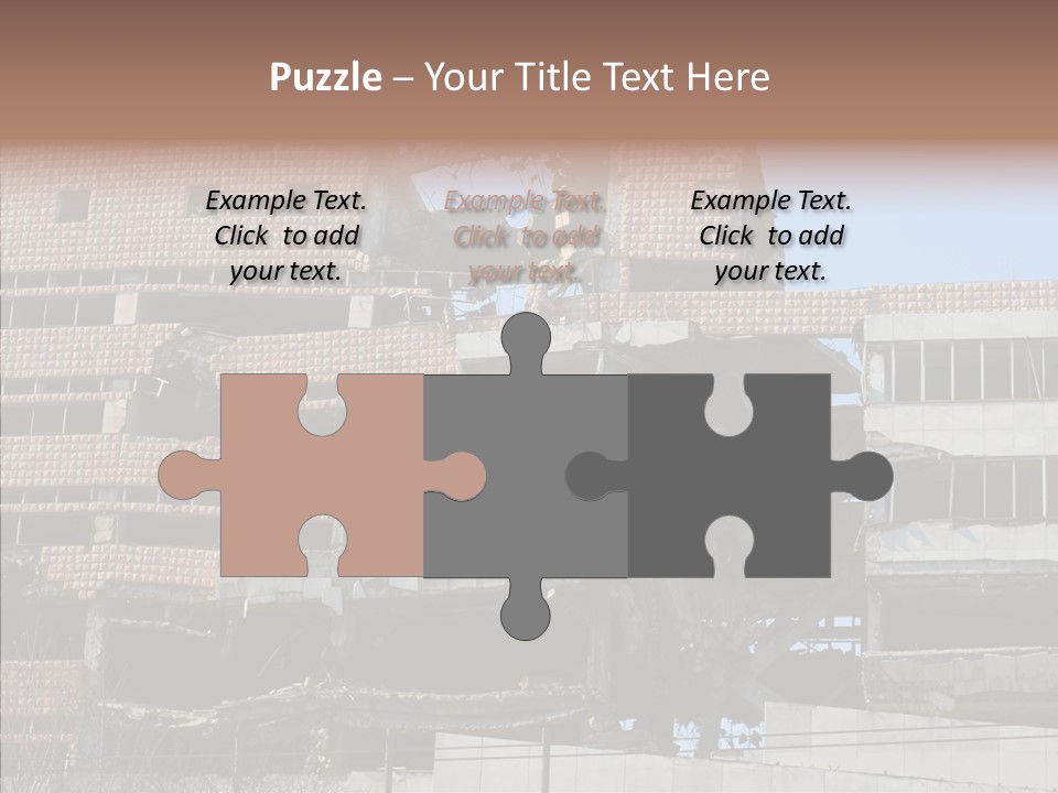 Trash Destruction Ruin PowerPoint Template