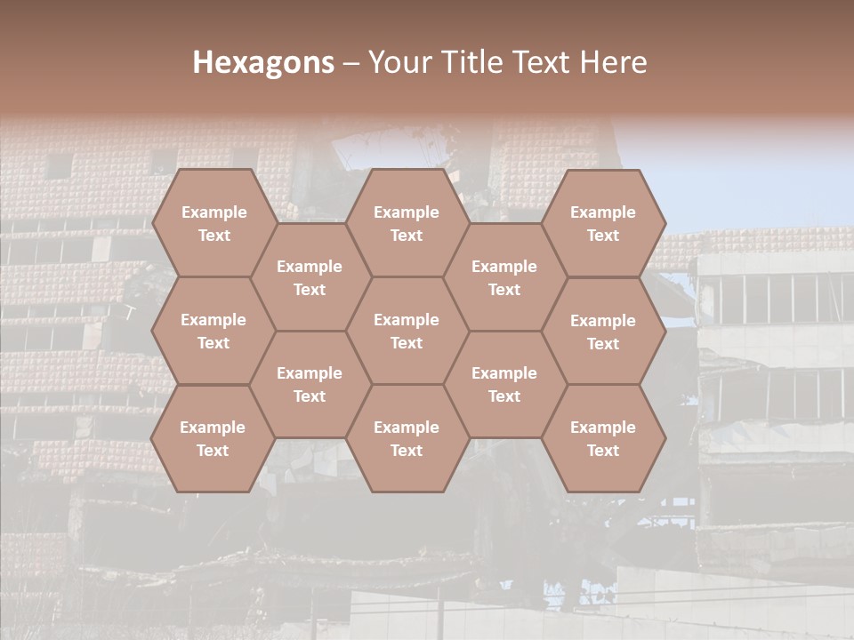 Trash Destruction Ruin PowerPoint Template