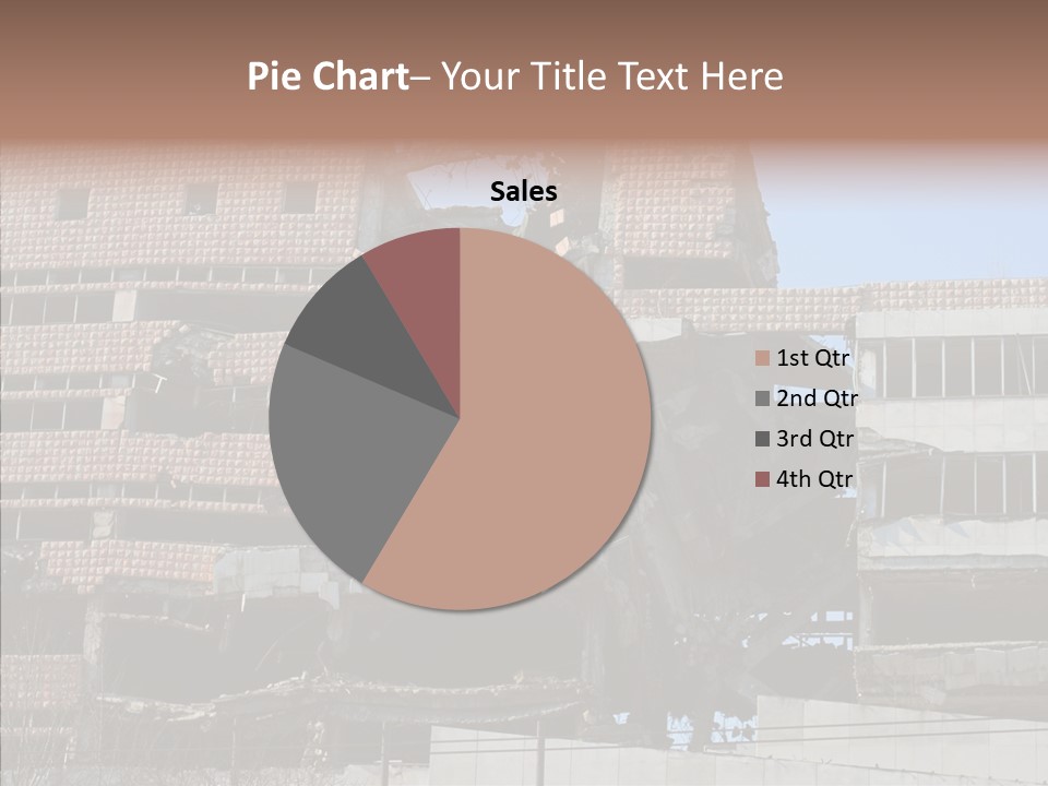 Trash Destruction Ruin PowerPoint Template