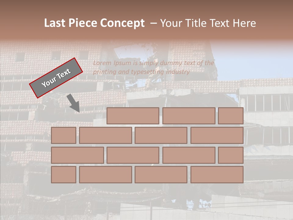 Trash Destruction Ruin PowerPoint Template