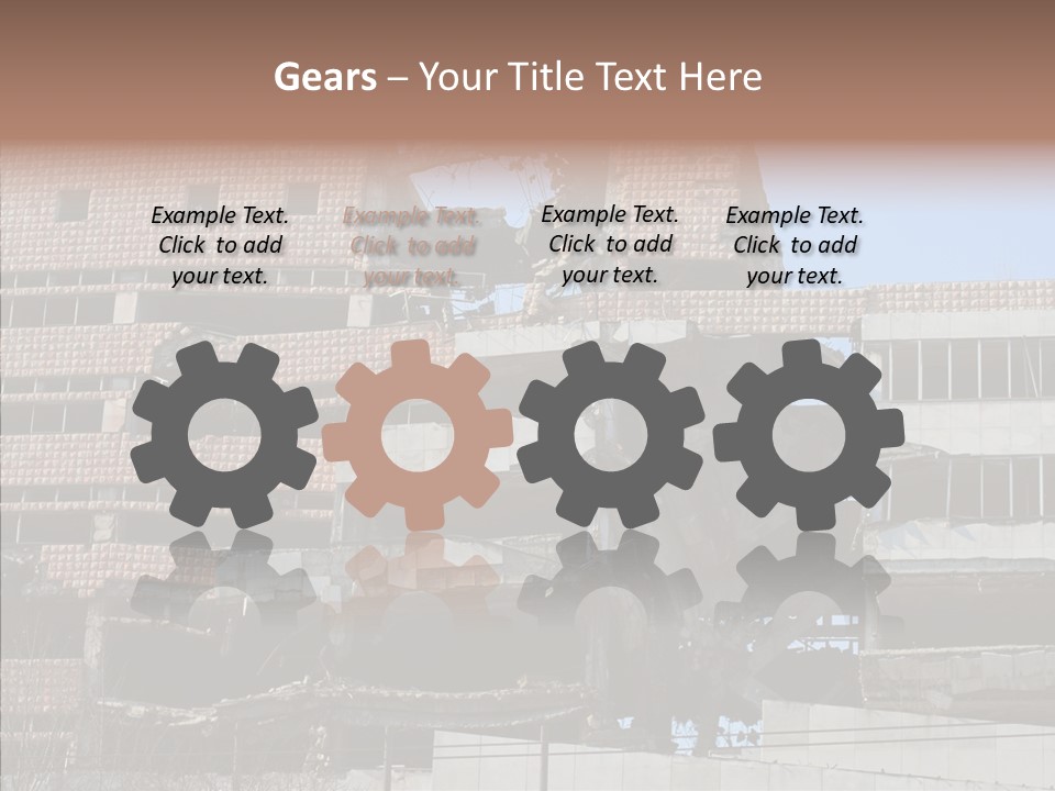 Trash Destruction Ruin PowerPoint Template