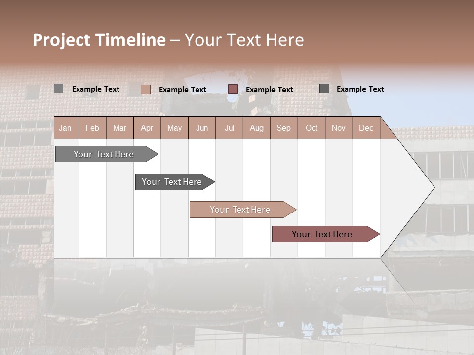 Trash Destruction Ruin PowerPoint Template