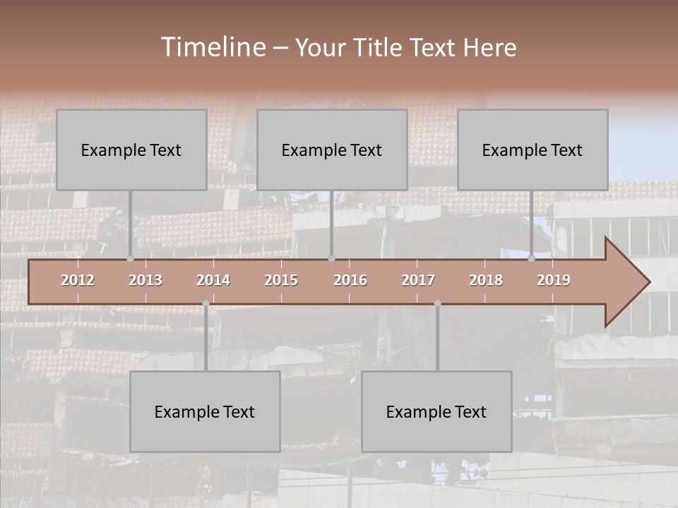 Trash Destruction Ruin PowerPoint Template
