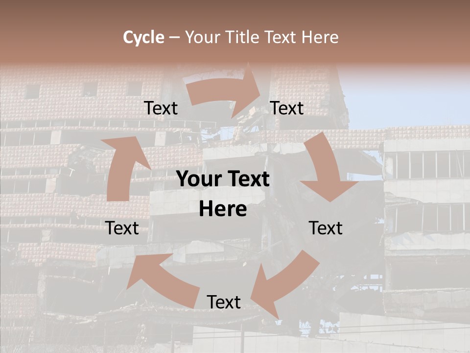 Trash Destruction Ruin PowerPoint Template