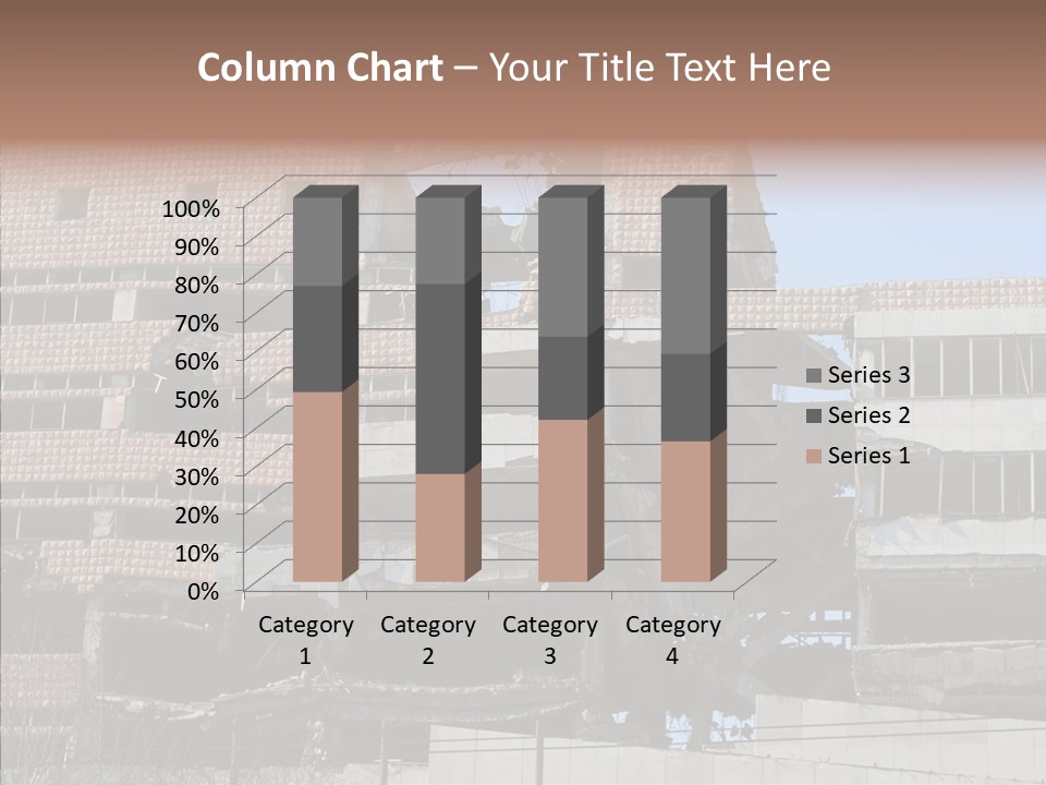 Trash Destruction Ruin PowerPoint Template