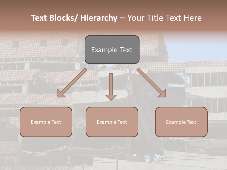 Trash Destruction Ruin PowerPoint Template