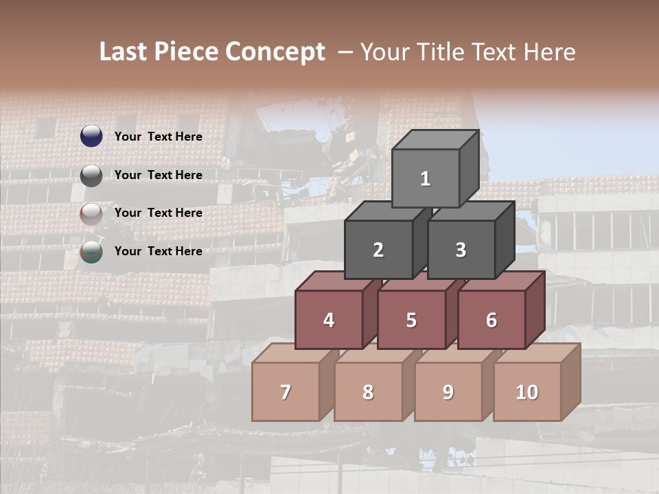 Trash Destruction Ruin PowerPoint Template