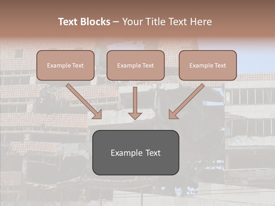 Trash Destruction Ruin PowerPoint Template
