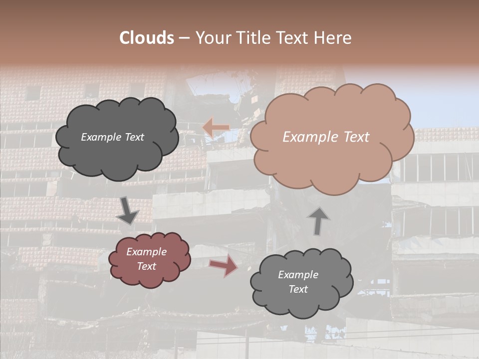 Trash Destruction Ruin PowerPoint Template