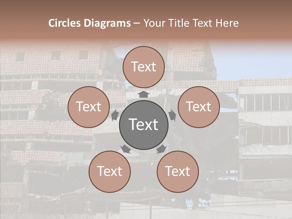 Trash Destruction Ruin PowerPoint Template