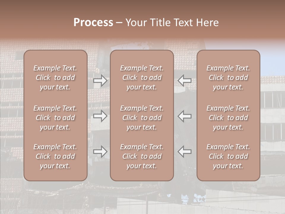 Trash Destruction Ruin PowerPoint Template