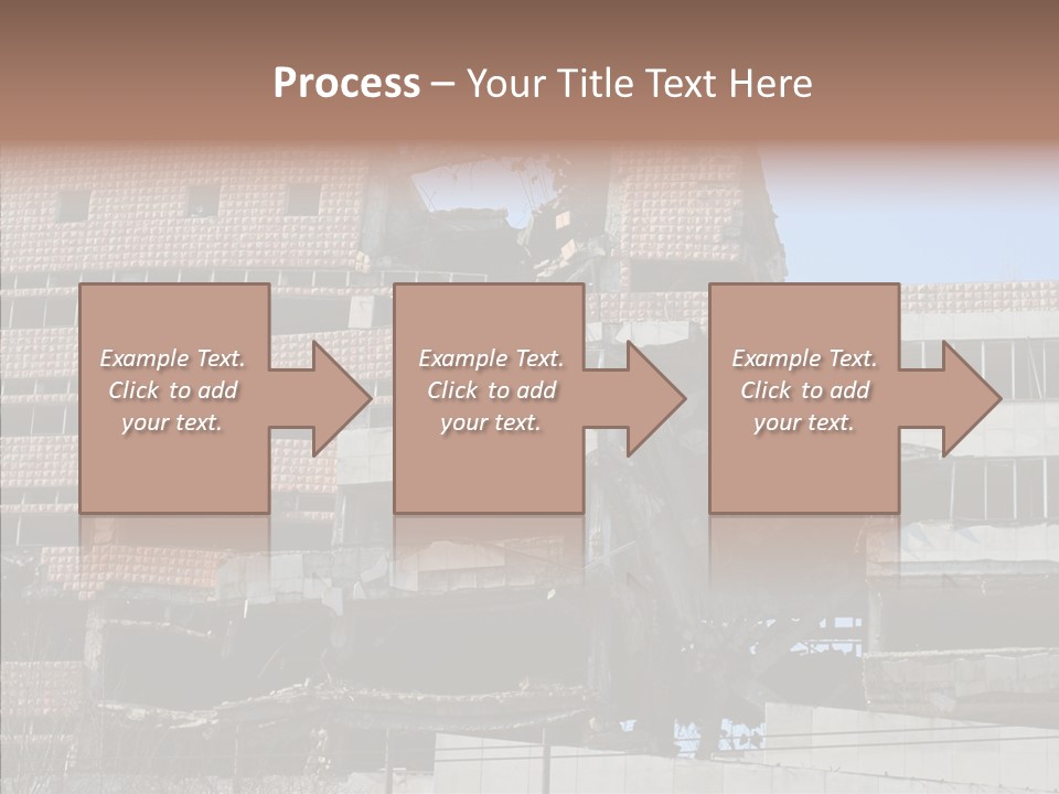Trash Destruction Ruin PowerPoint Template