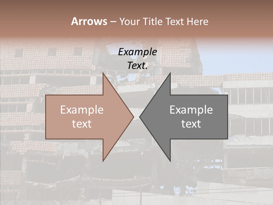 Trash Destruction Ruin PowerPoint Template