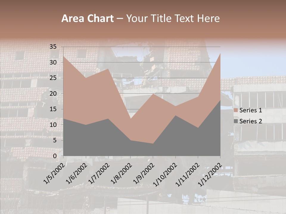 Trash Destruction Ruin PowerPoint Template
