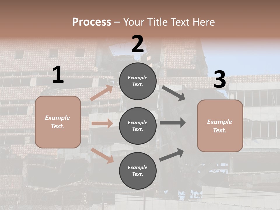 Trash Destruction Ruin PowerPoint Template