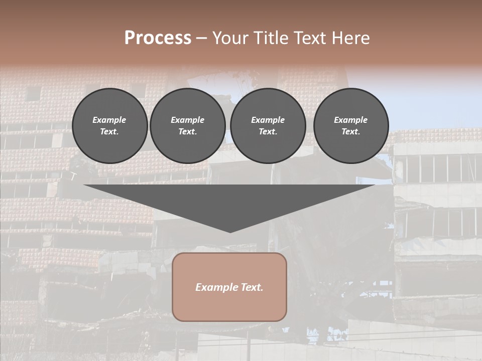 Trash Destruction Ruin PowerPoint Template