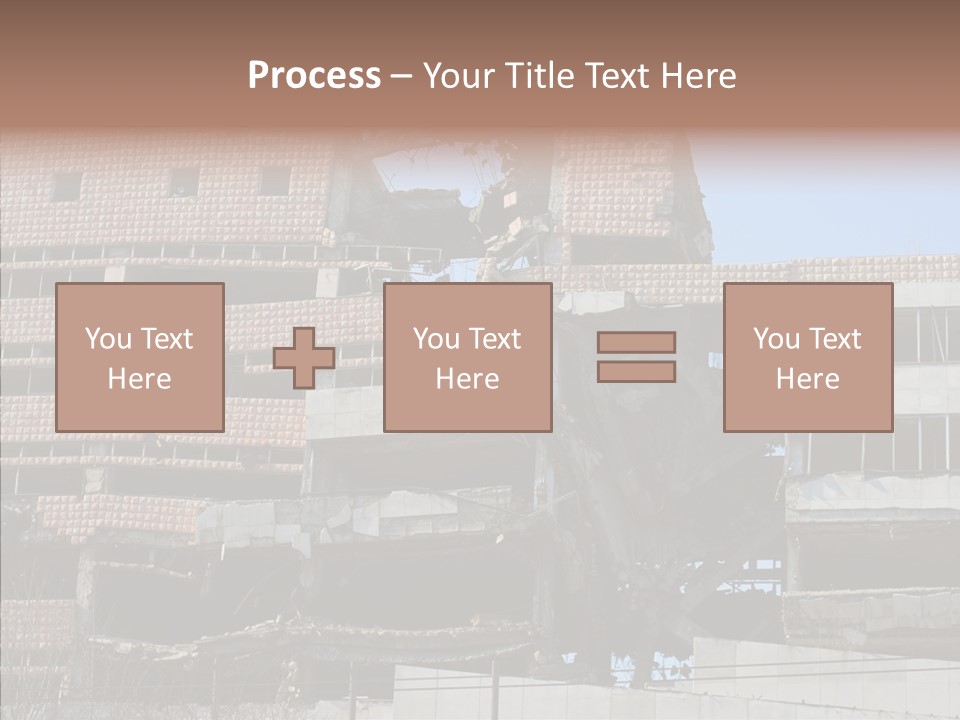 Trash Destruction Ruin PowerPoint Template