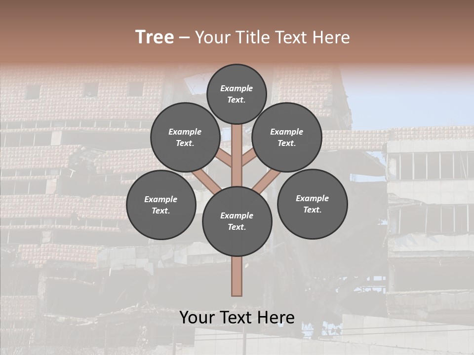 Trash Destruction Ruin PowerPoint Template