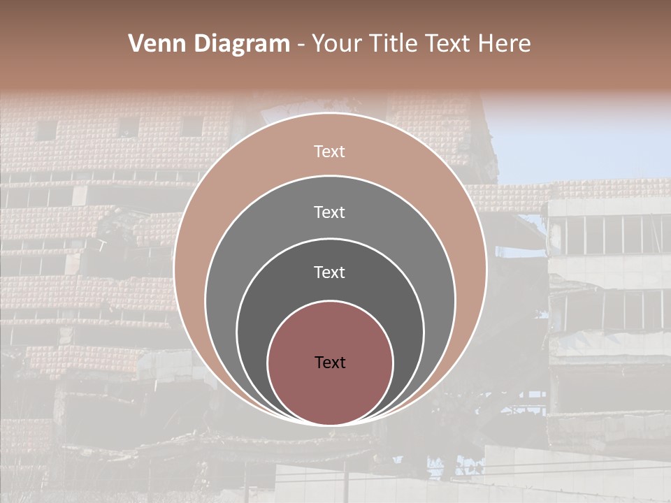 Trash Destruction Ruin PowerPoint Template