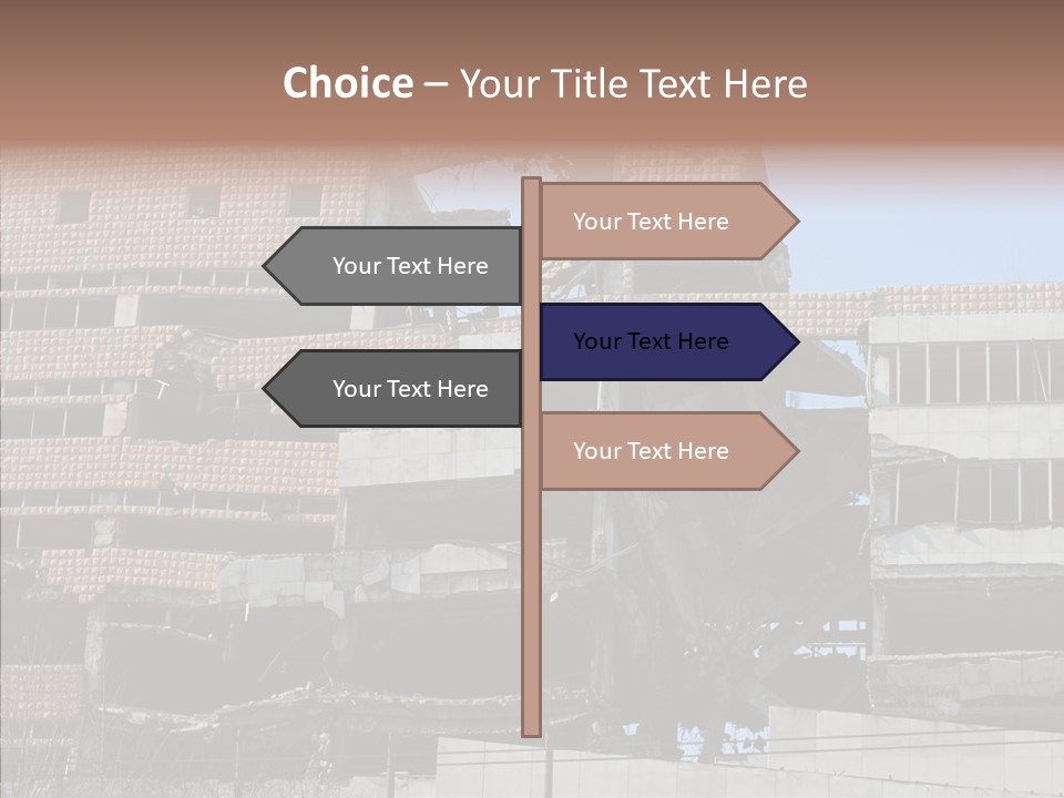 Trash Destruction Ruin PowerPoint Template
