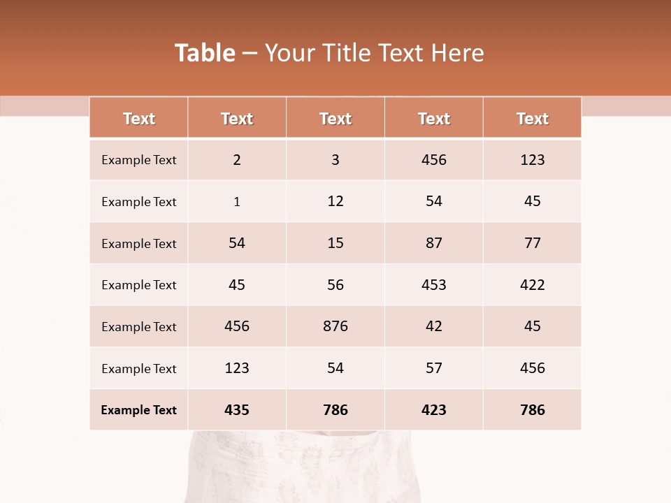Sit Beauty Beautiful PowerPoint Template