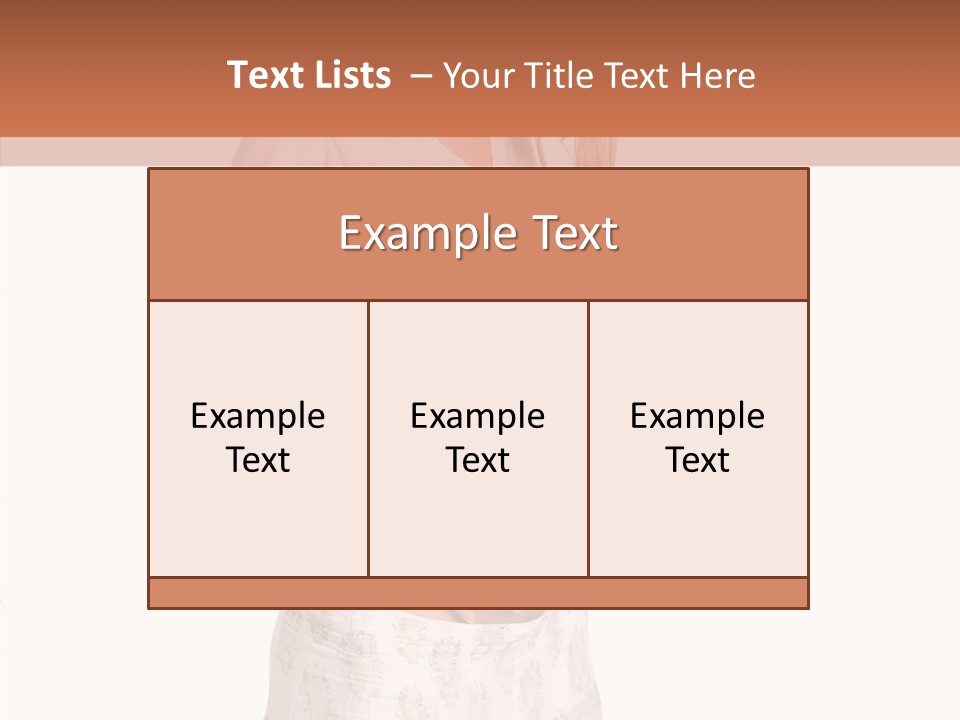 Sit Beauty Beautiful PowerPoint Template