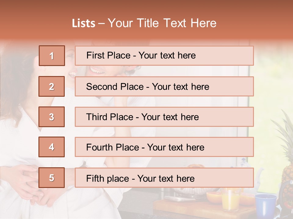 Table Figure Per On PowerPoint Template