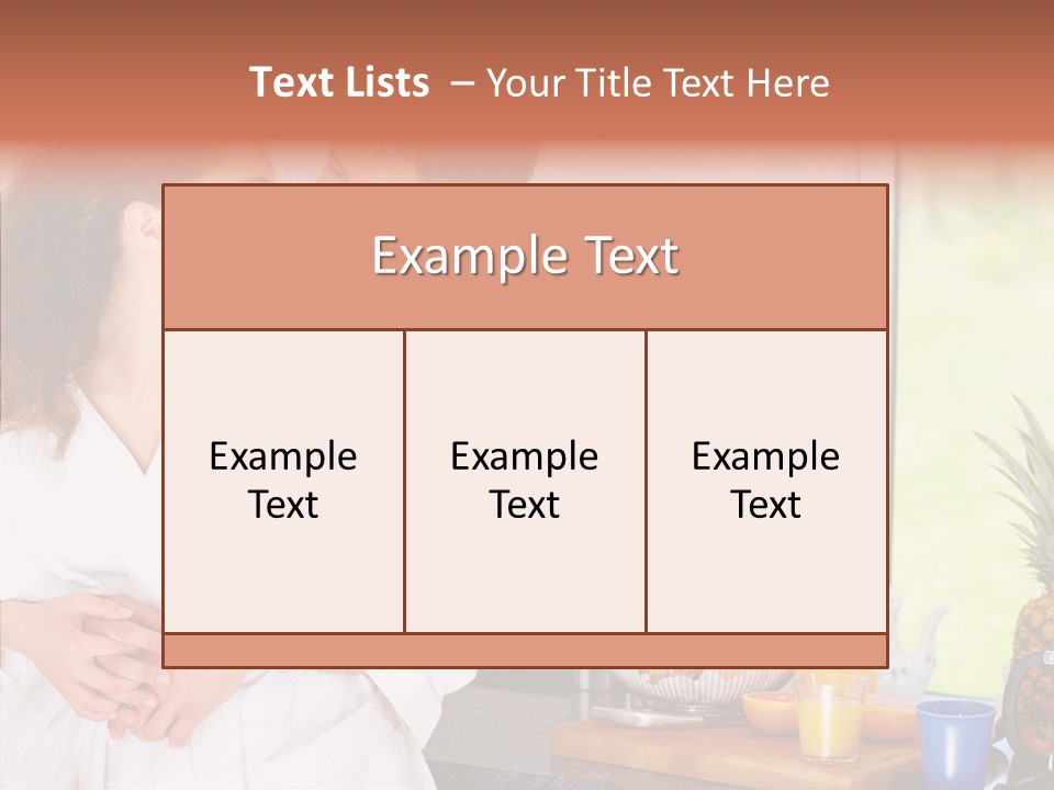 Table Figure Per On PowerPoint Template