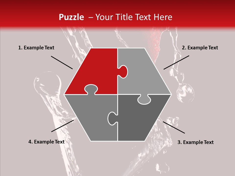 Wine Glass Service Health PowerPoint Template