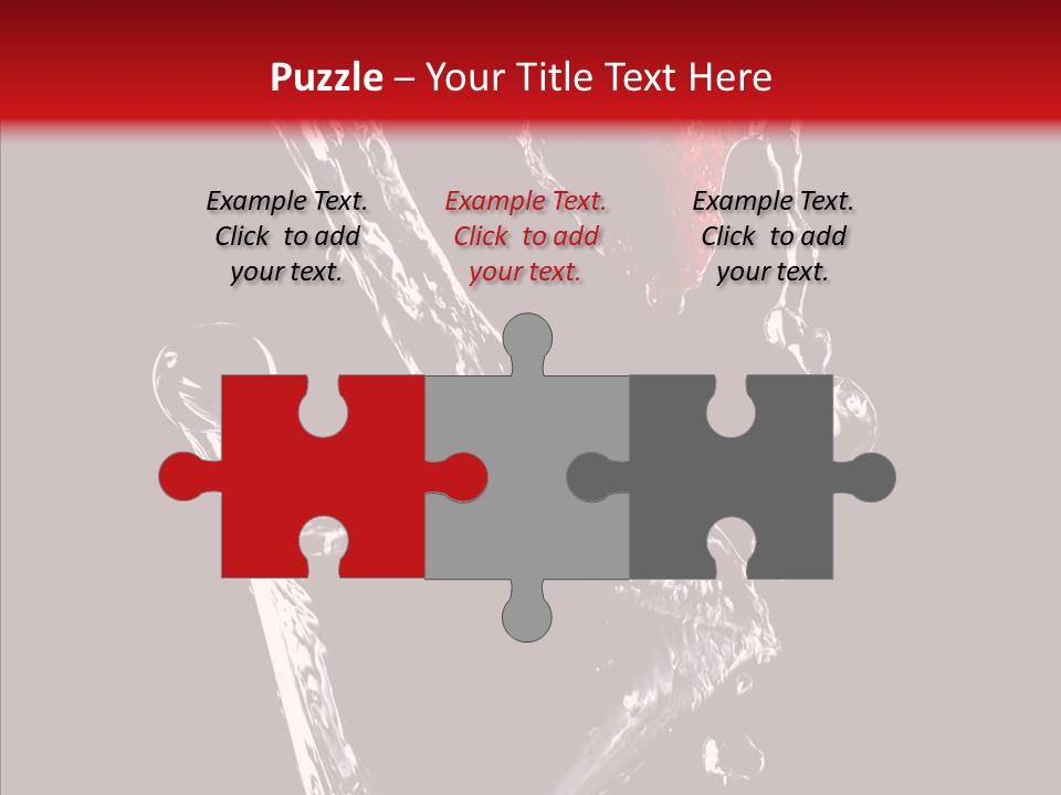 Wine Glass Service Health PowerPoint Template