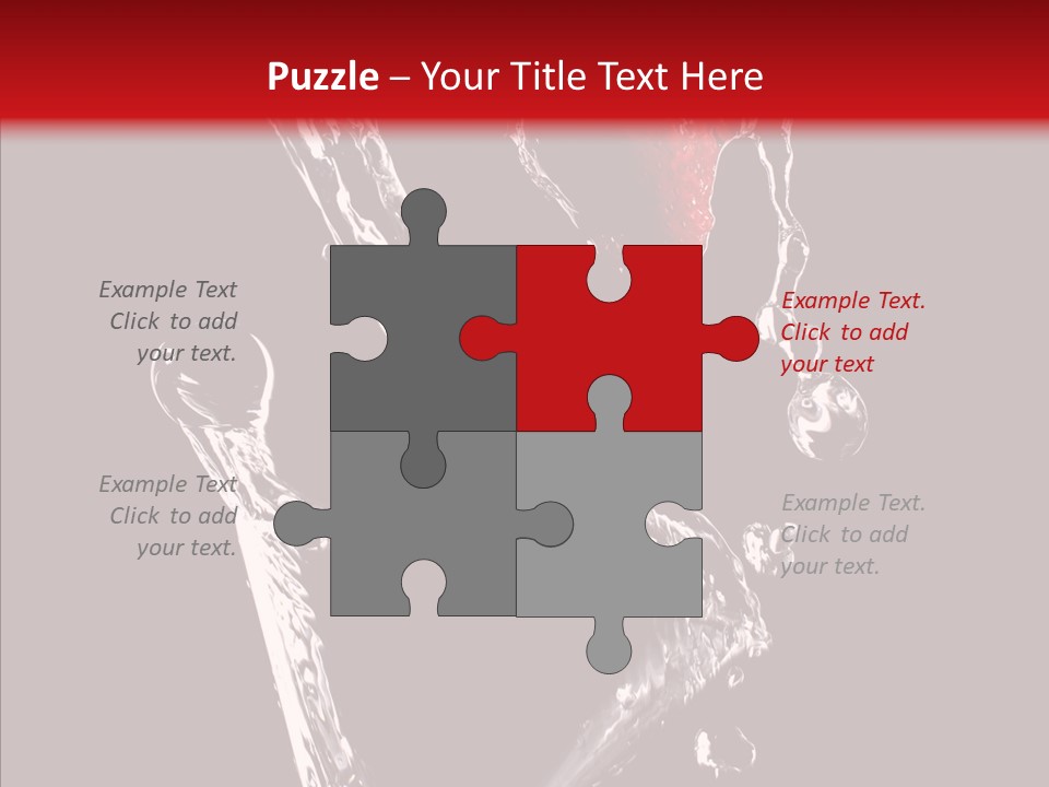 Wine Glass Service Health PowerPoint Template