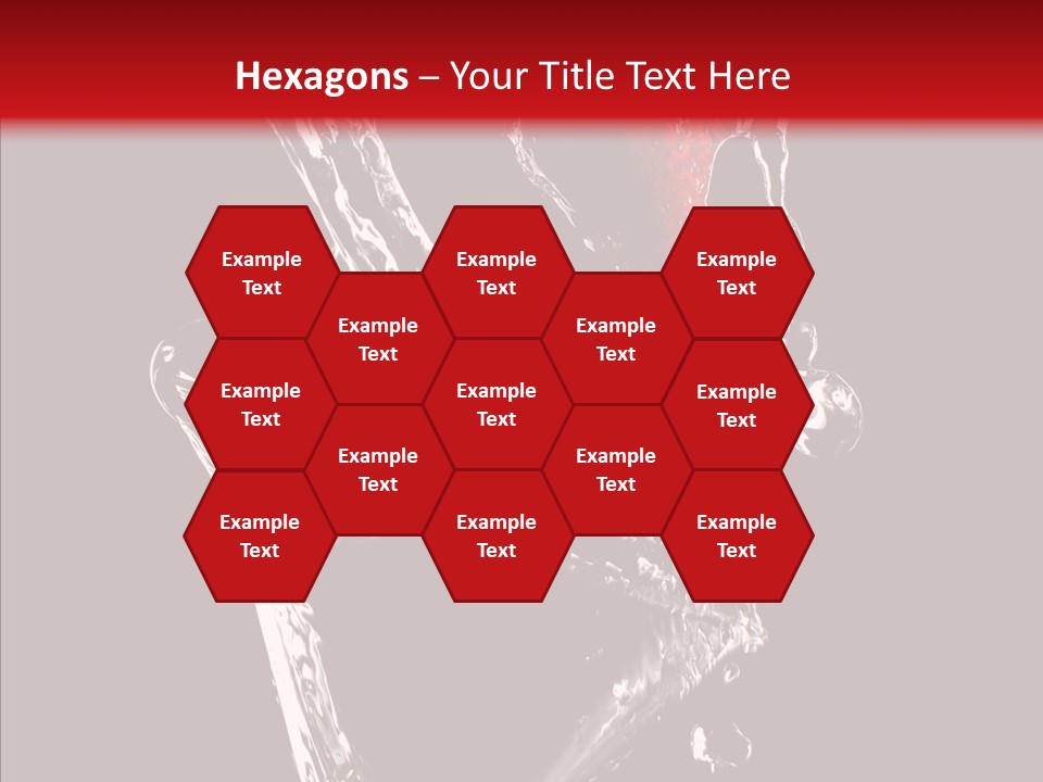 Wine Glass Service Health PowerPoint Template