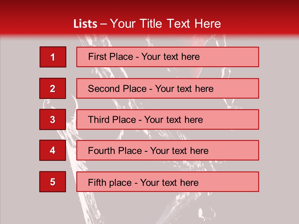 Wine Glass Service Health PowerPoint Template