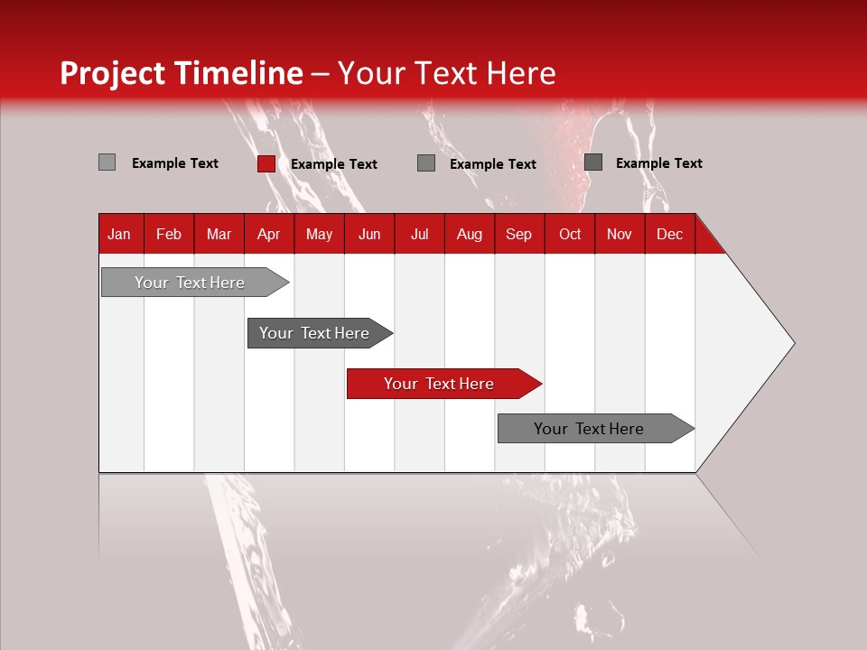 Wine Glass Service Health PowerPoint Template