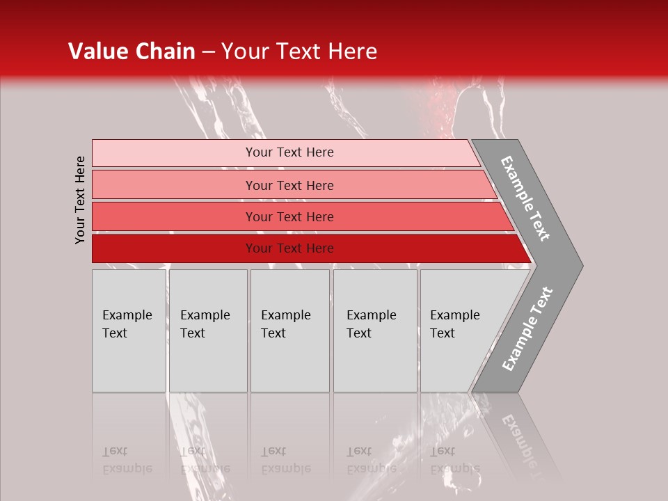 Wine Glass Service Health PowerPoint Template